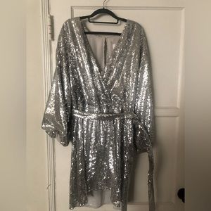 Anthropologie Sequin Dress Plus Size